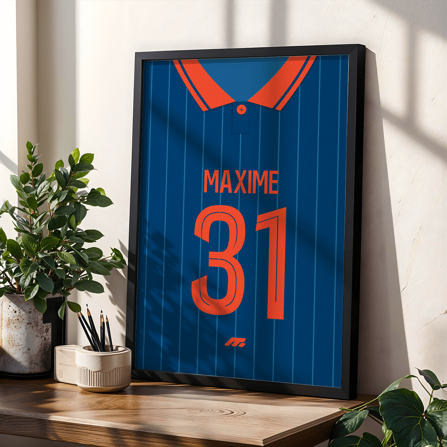 Affiche NICE football personnalisable à imprimer