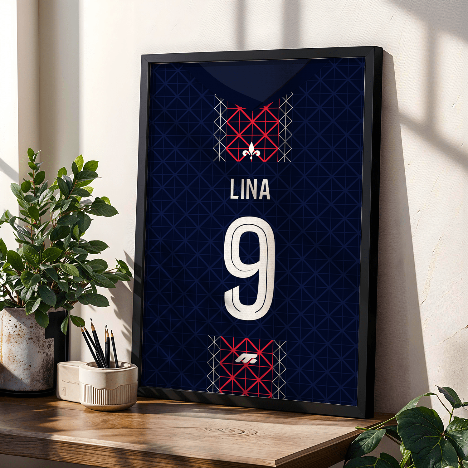 Affiche Paris Saint-Germain football personnalisable à imprimer