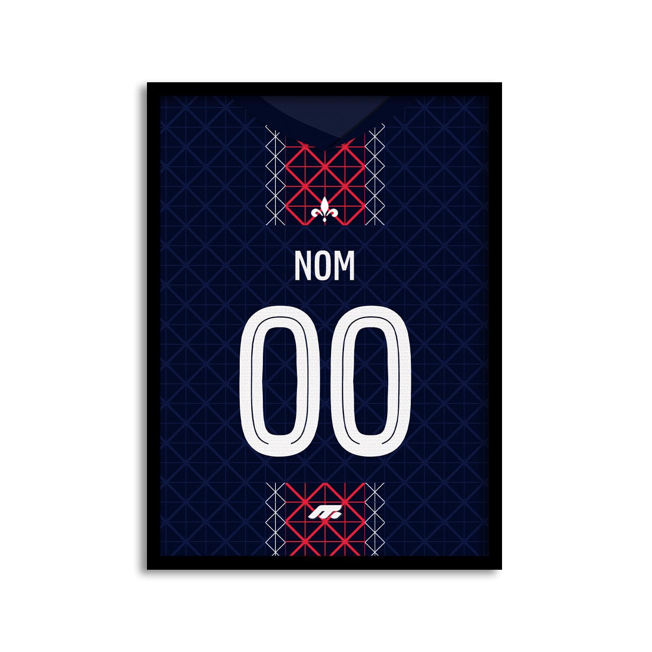 Affiche Paris Saint-Germain football personnalisable à imprimer