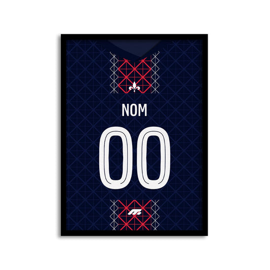 Affiche Paris Saint-Germain football personnalisable à imprimer