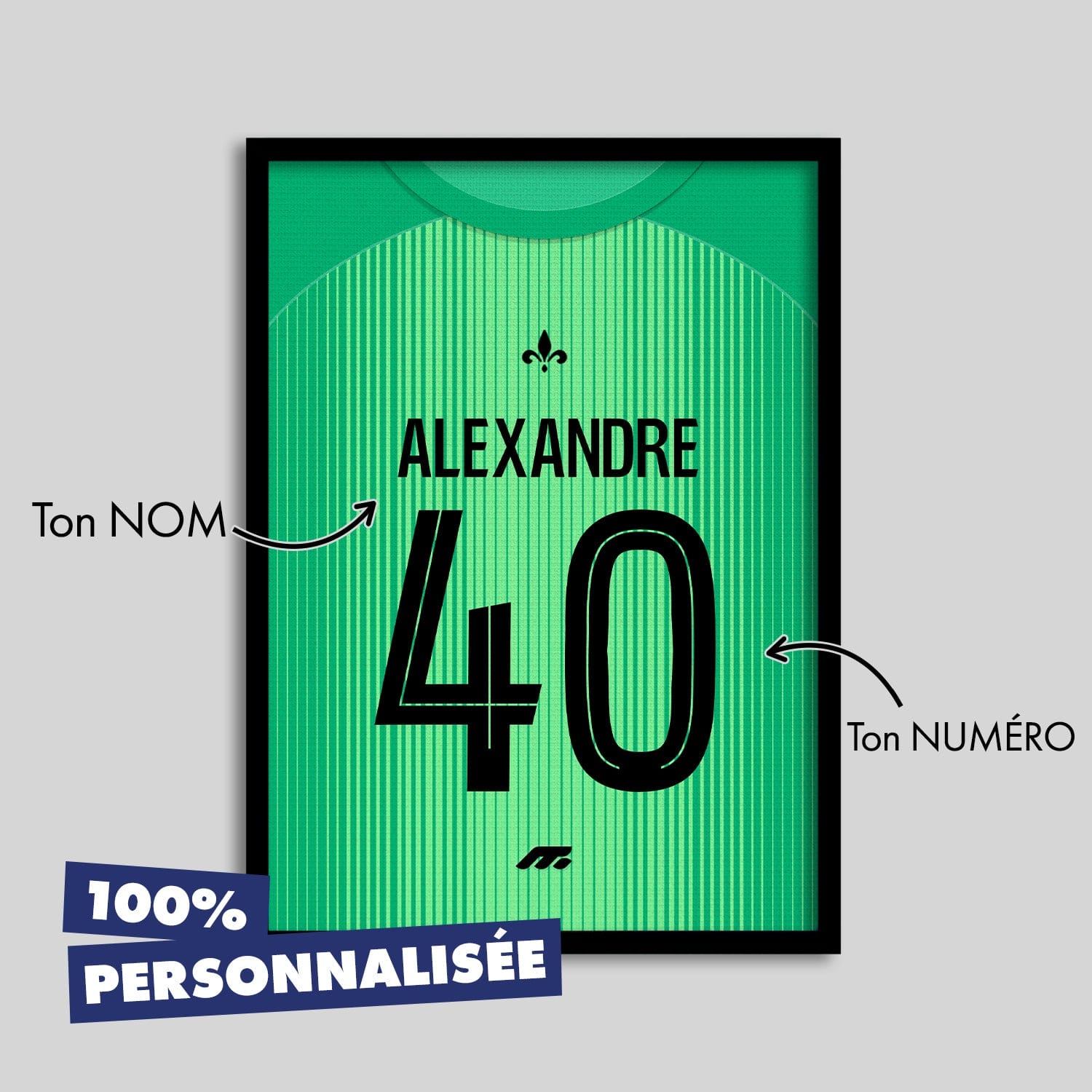 Affiche Paris Saint-Germain football personnalisable à imprimer