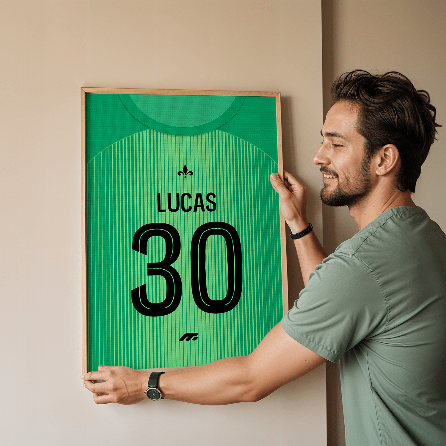 Affiche Paris Saint-Germain football personnalisable à imprimer