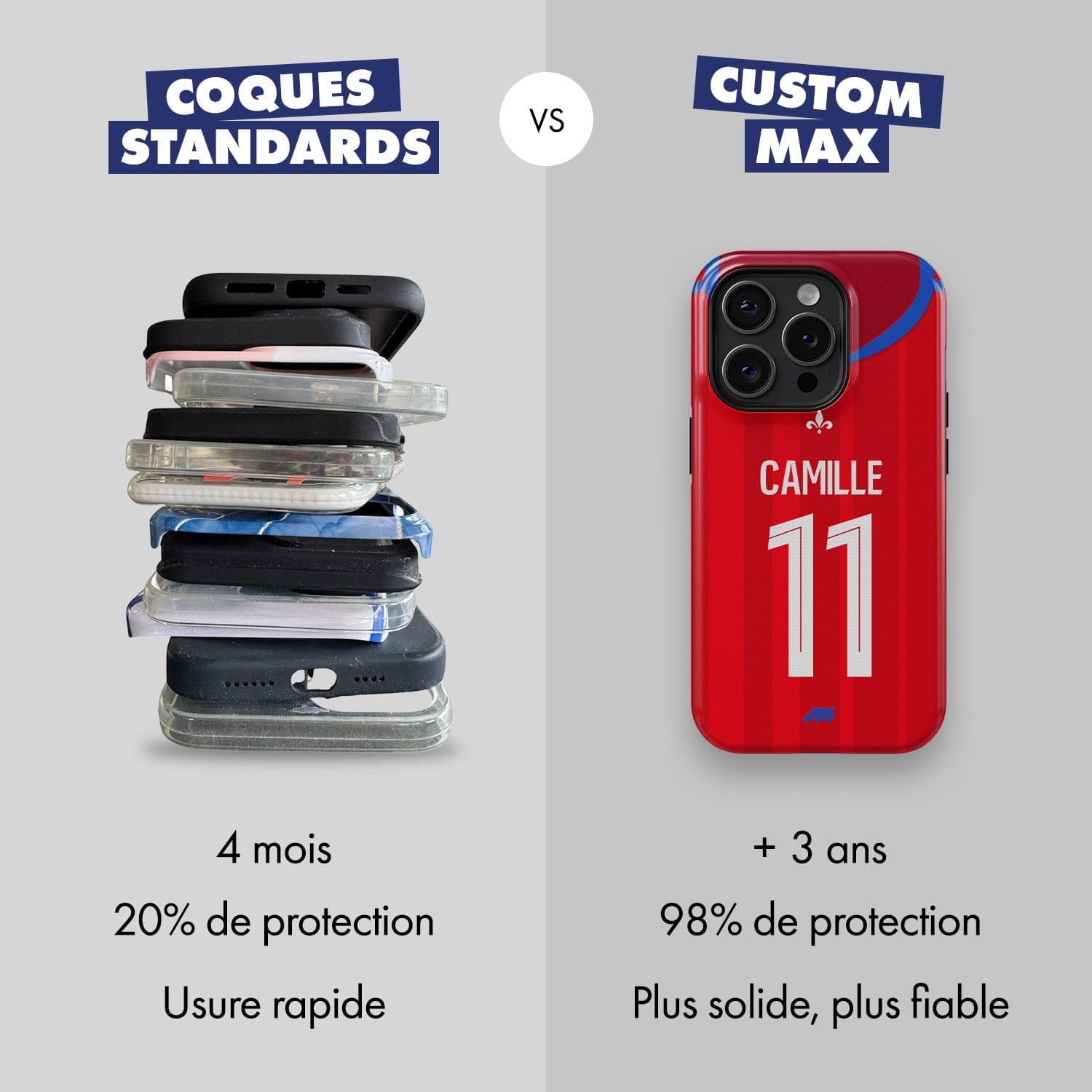 Coque de téléphone NICE personnalisable pour téléphone