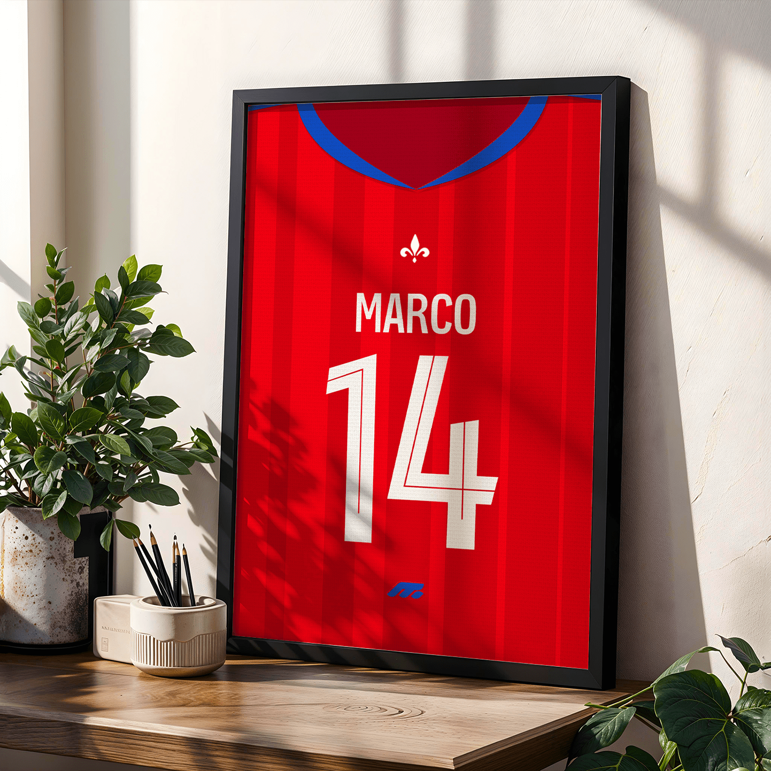 Affiche NICE football personnalisable à imprimer