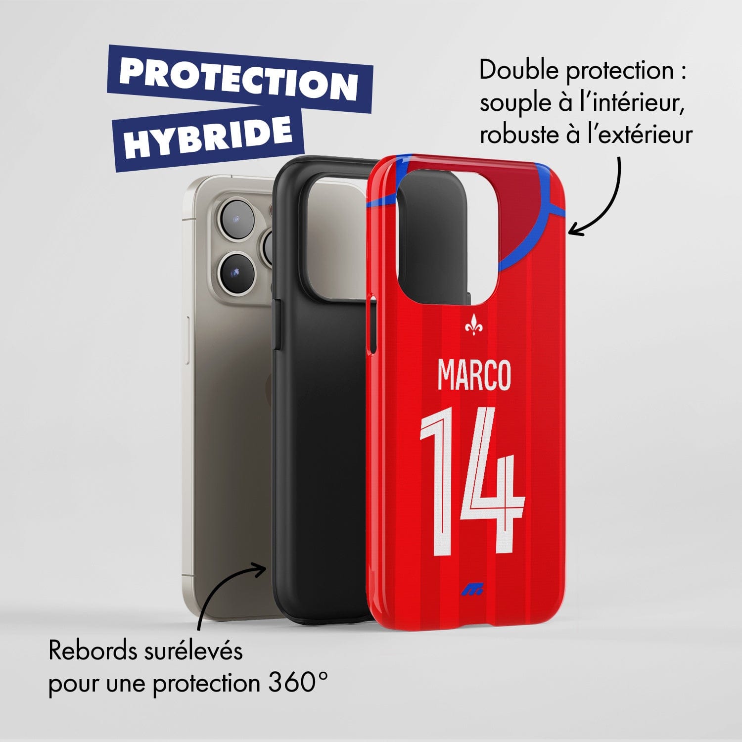 Coque de téléphone NICE personnalisable pour téléphone