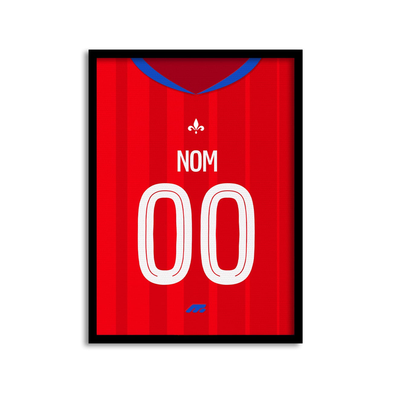 Affiche NICE football personnalisable à imprimer