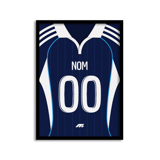 Affiche PARIS FC football personnalisable à imprimer