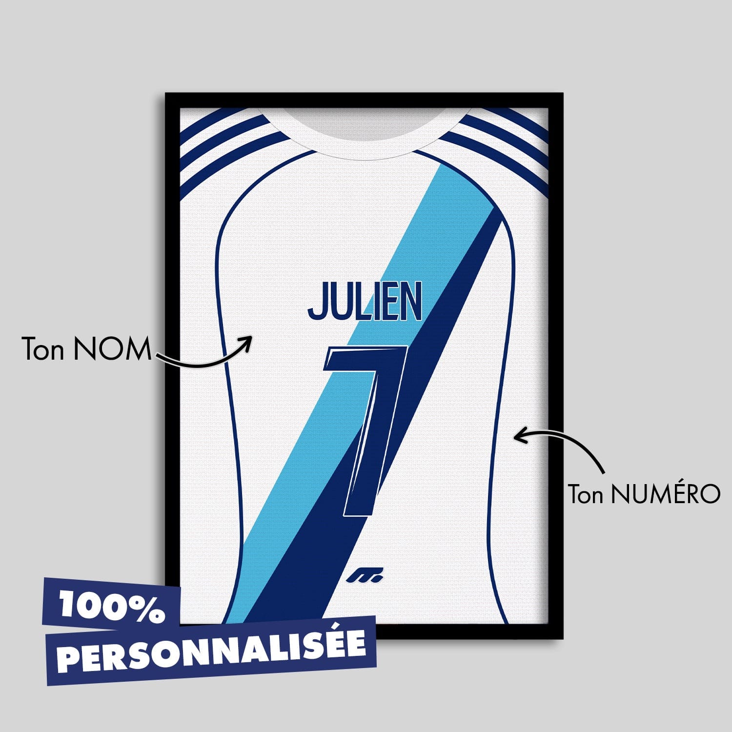 Affiche PARIS FC football personnalisable à imprimer