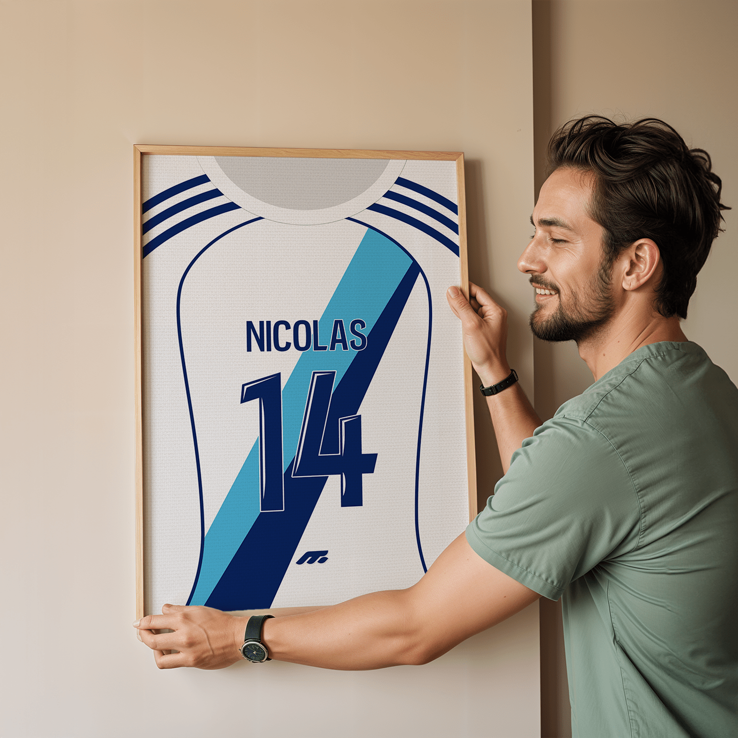 Affiche PARIS FC football personnalisable à imprimer