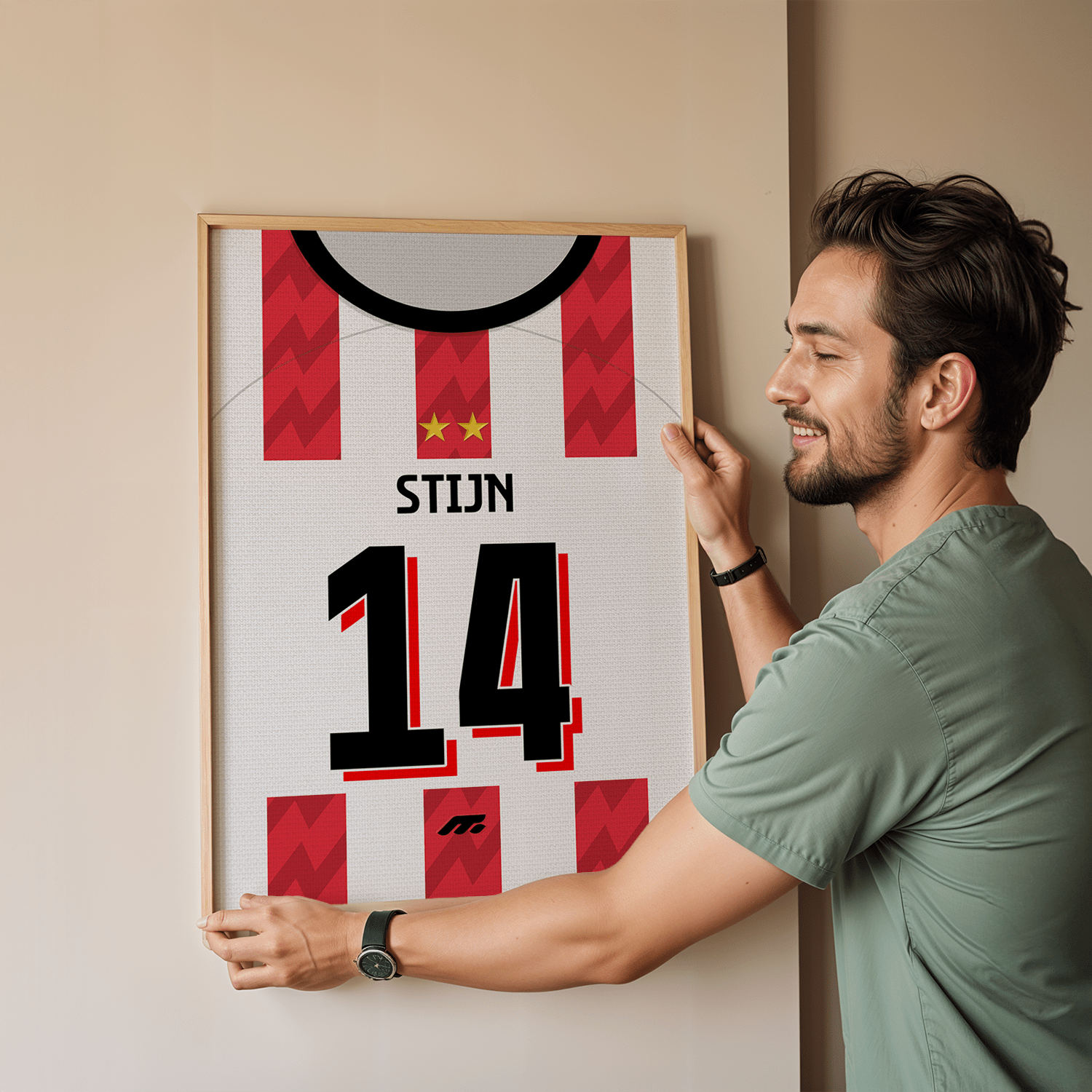 Affiche PSV football personnalisable à imprimer