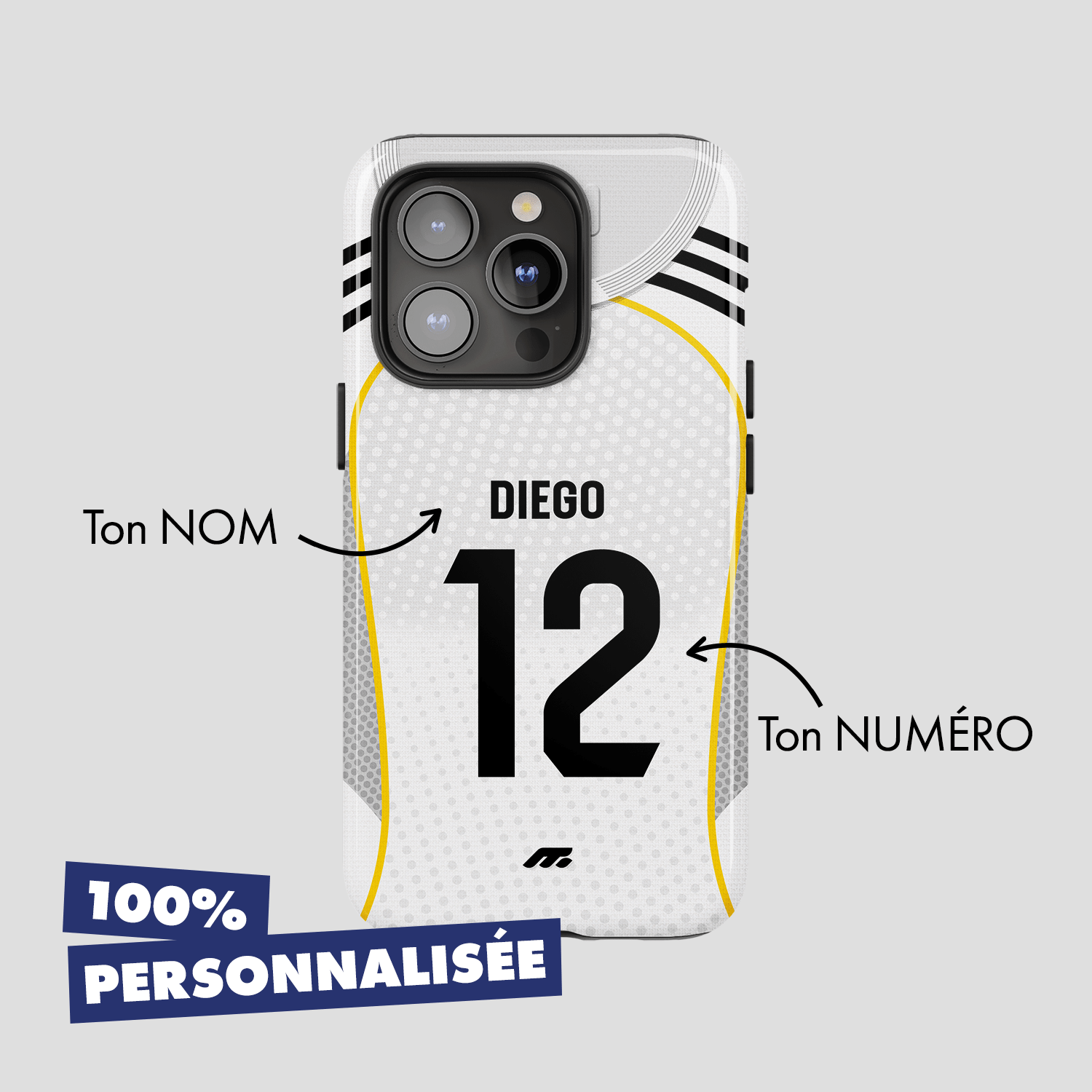 Coque Real Madrid CF football personnalisable pour téléphone