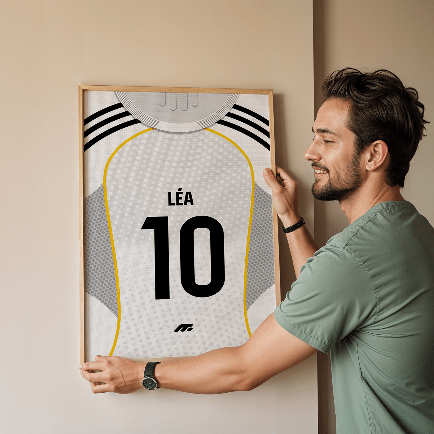 Affiche Real Madrid CF football personnalisable à imprimer