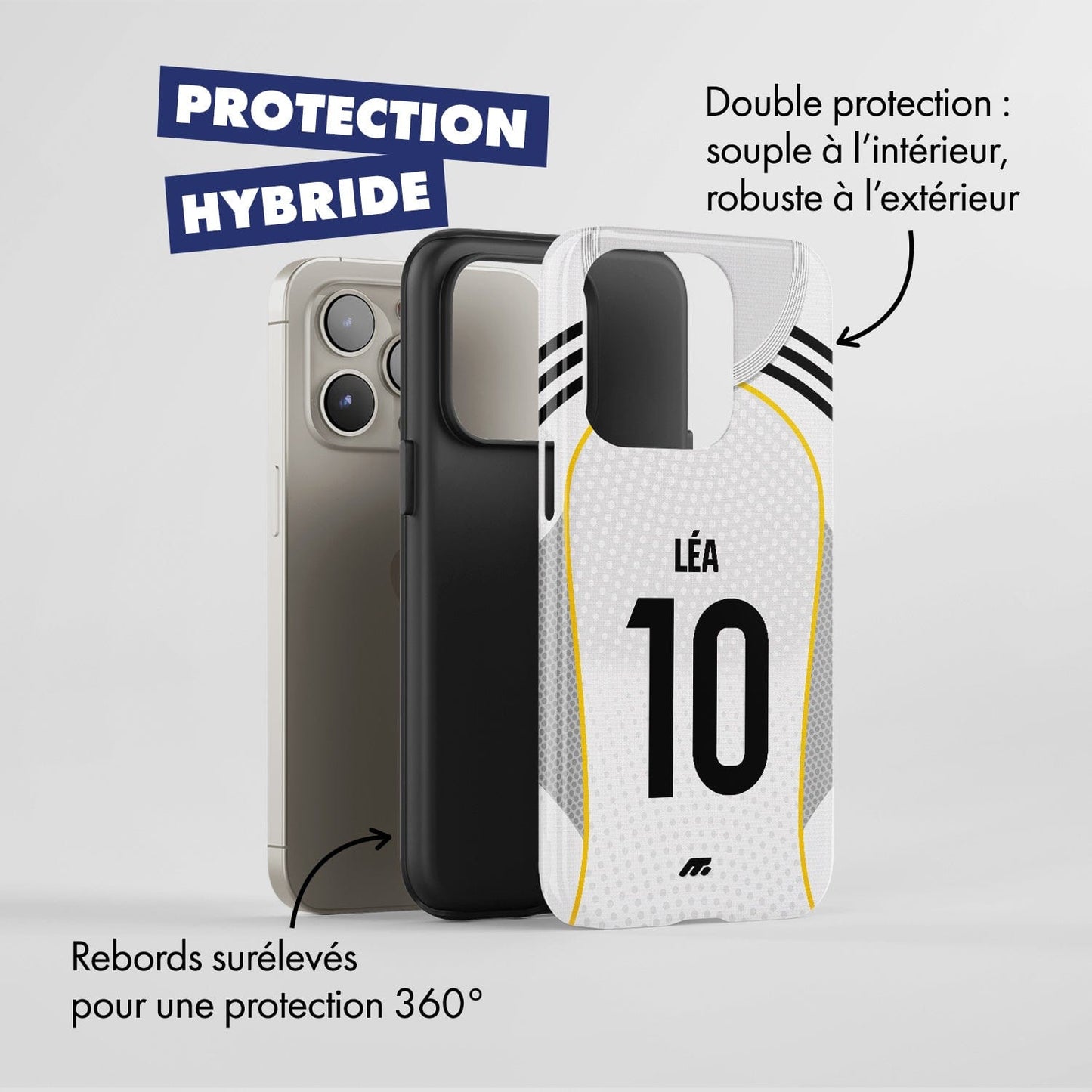 Coque Real Madrid CF football personnalisable pour téléphone