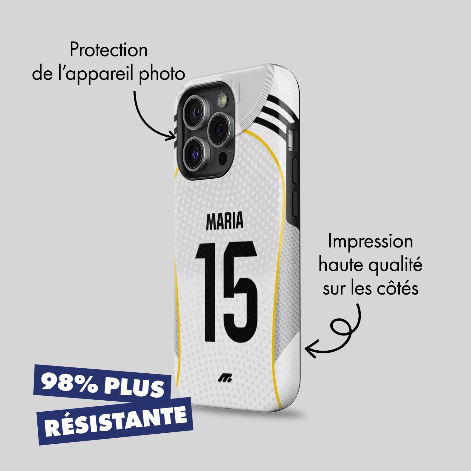 Coque Real Madrid CF football personnalisable pour téléphone