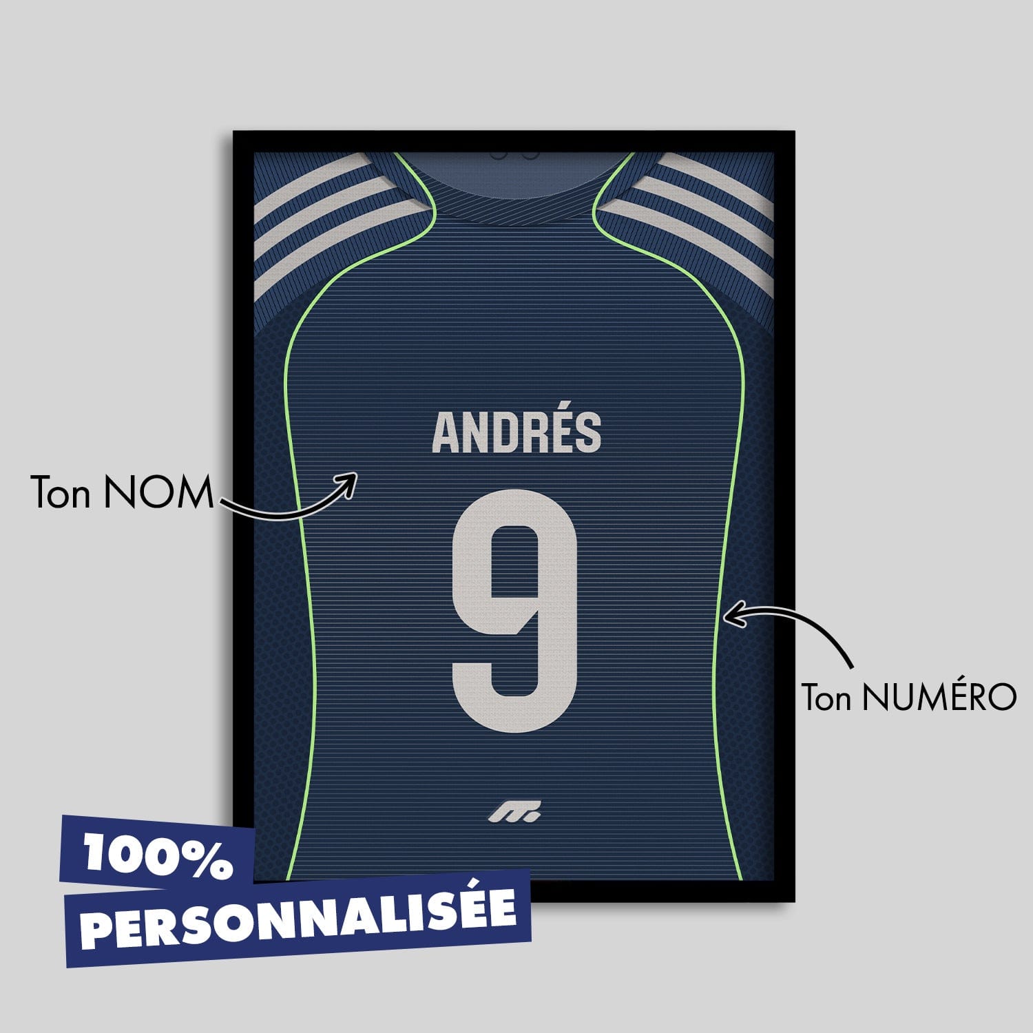 Affiche Real Madrid CF football personnalisable à imprimer