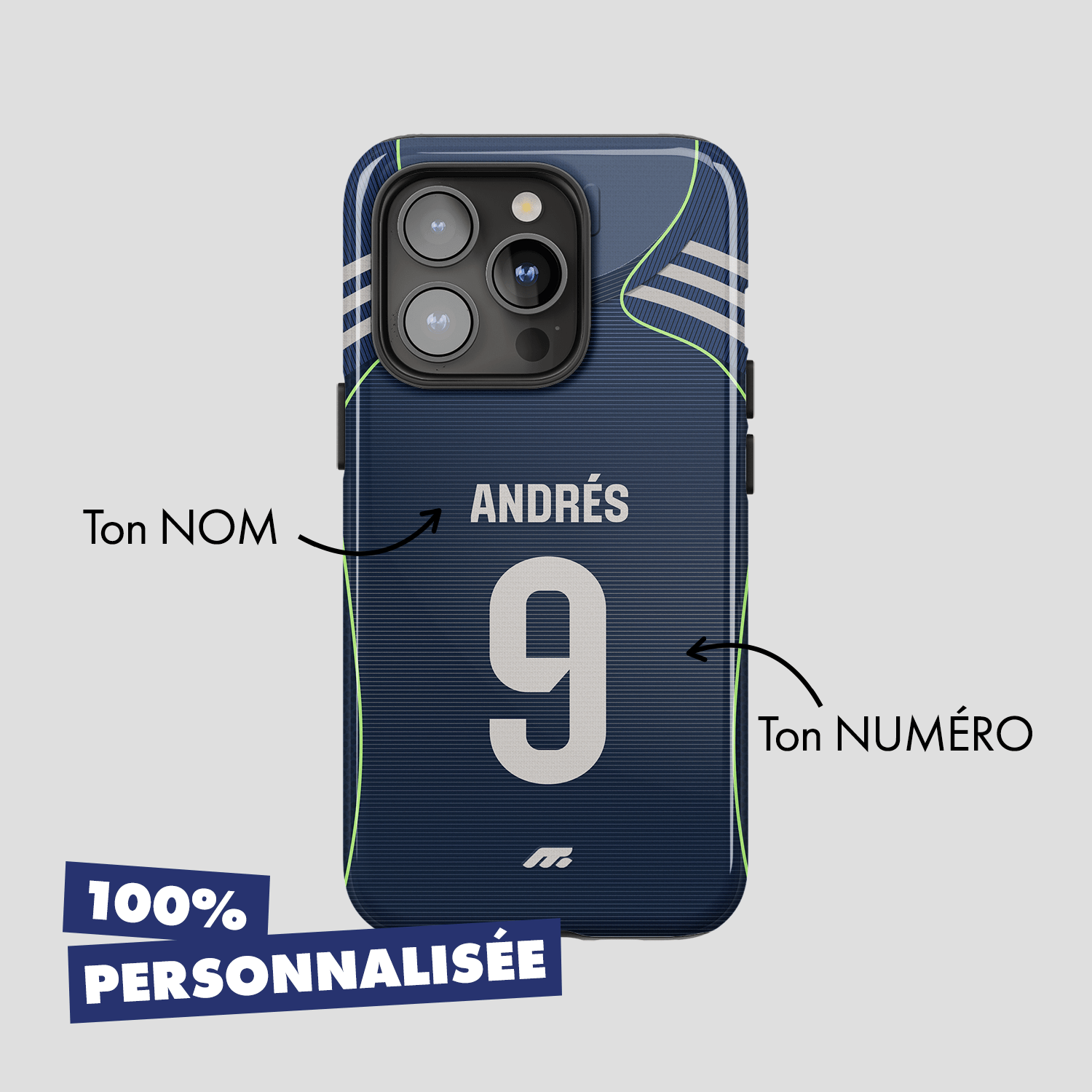 Coque Real Madrid CF football personnalisable pour téléphone