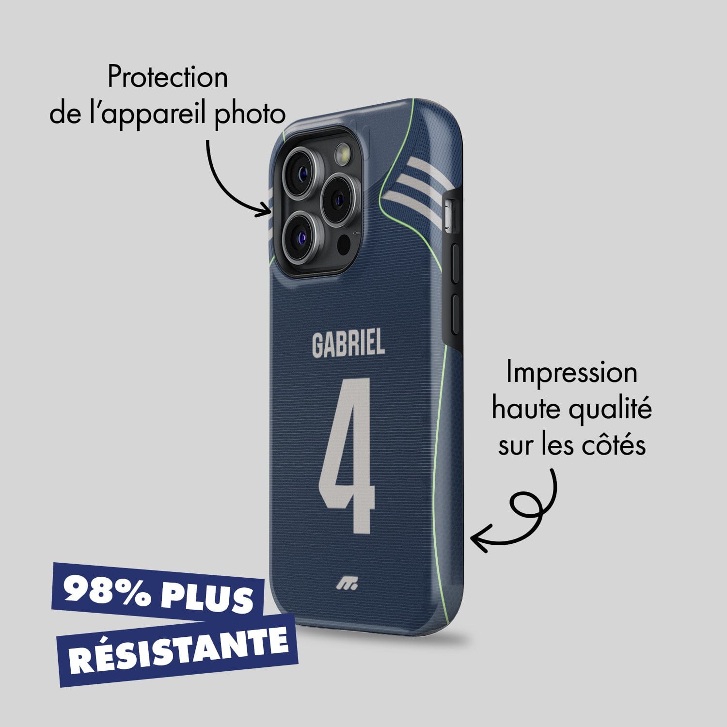 Coque Real Madrid CF football personnalisable pour téléphone