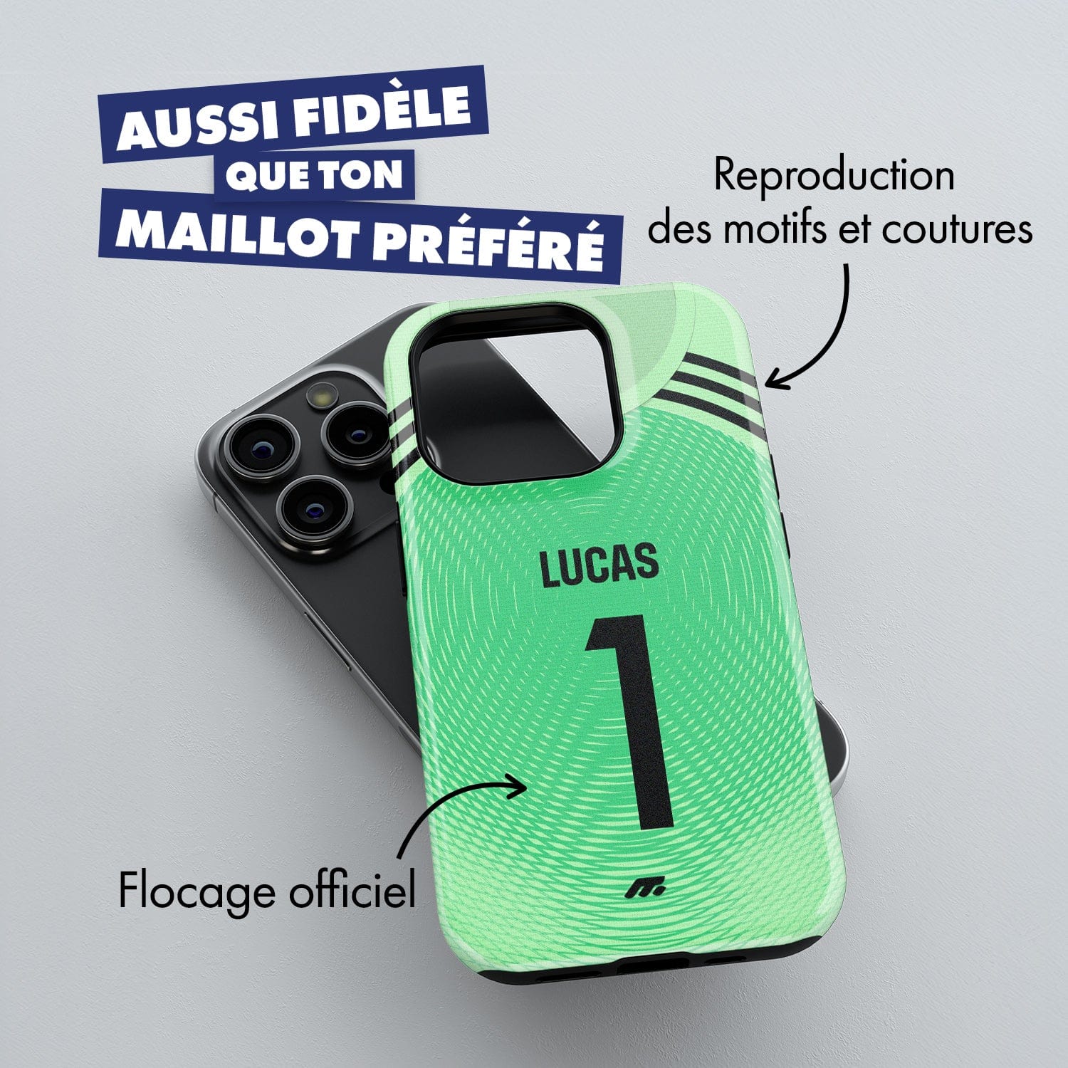 Coque Real Madrid CF football personnalisable pour téléphone