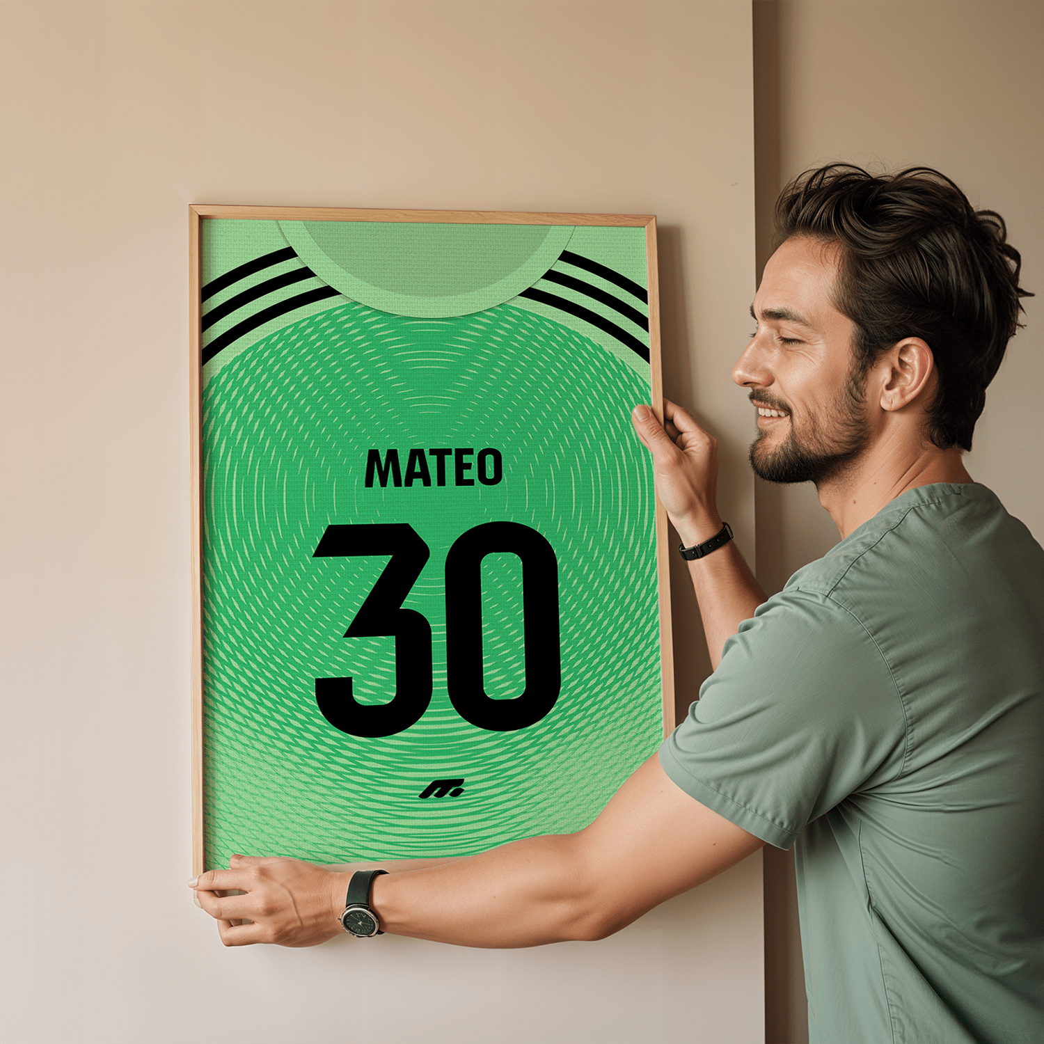 Affiche Real Madrid CF football personnalisable à imprimer