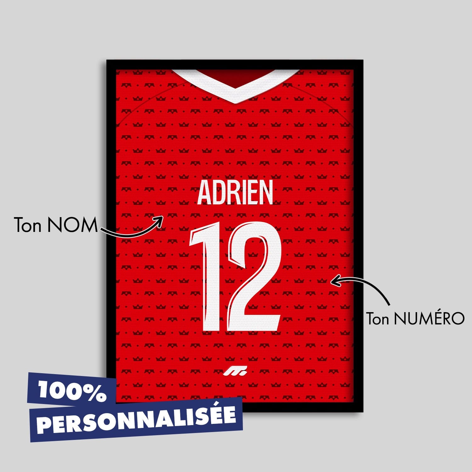 Affiche Stade de Reims football personnalisable à imprimer