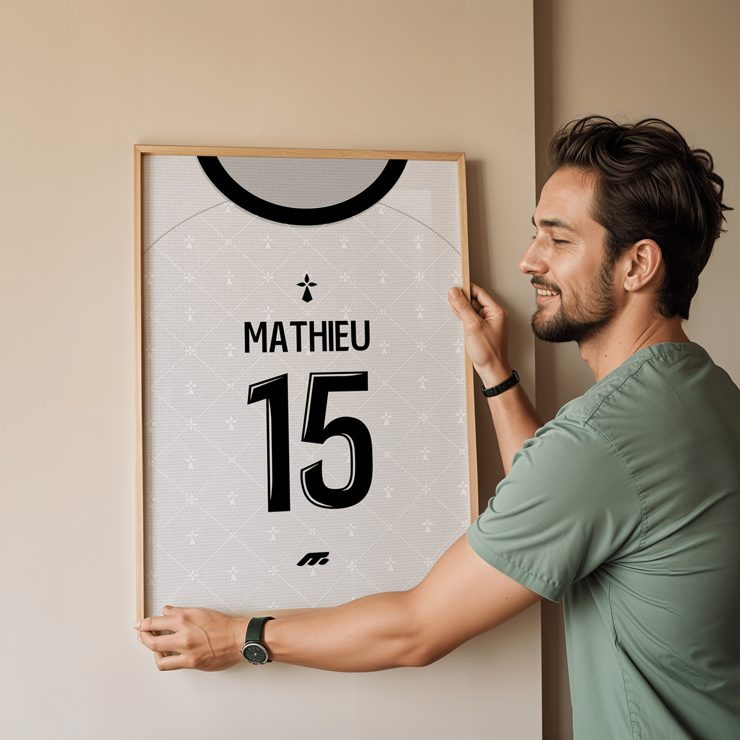 Affiche RENNES football personnalisable à imprimer