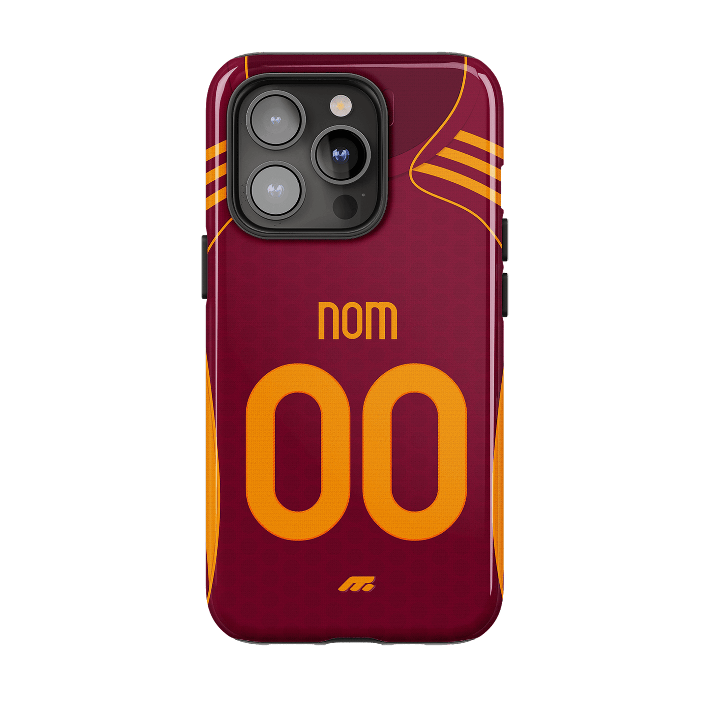 Coque de téléphone As Roma personnalisé de football