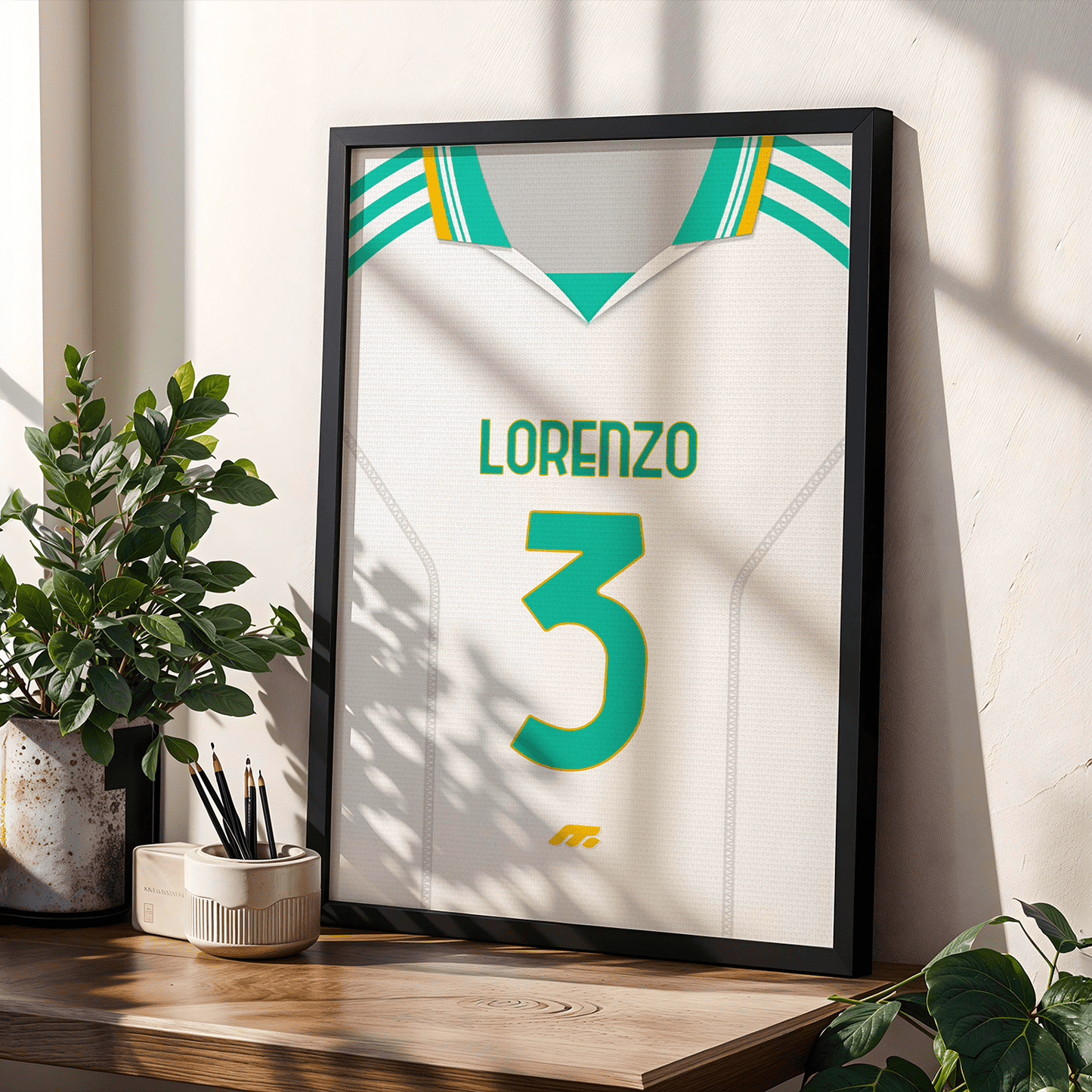 Affiche ROMA football personnalisable à imprimer