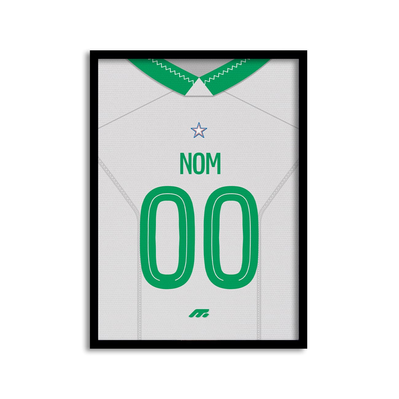 Affiche SAINT-ETIENNE football personnalisable à imprimer