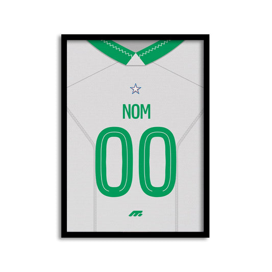 Affiche SAINT-ETIENNE football personnalisable à imprimer