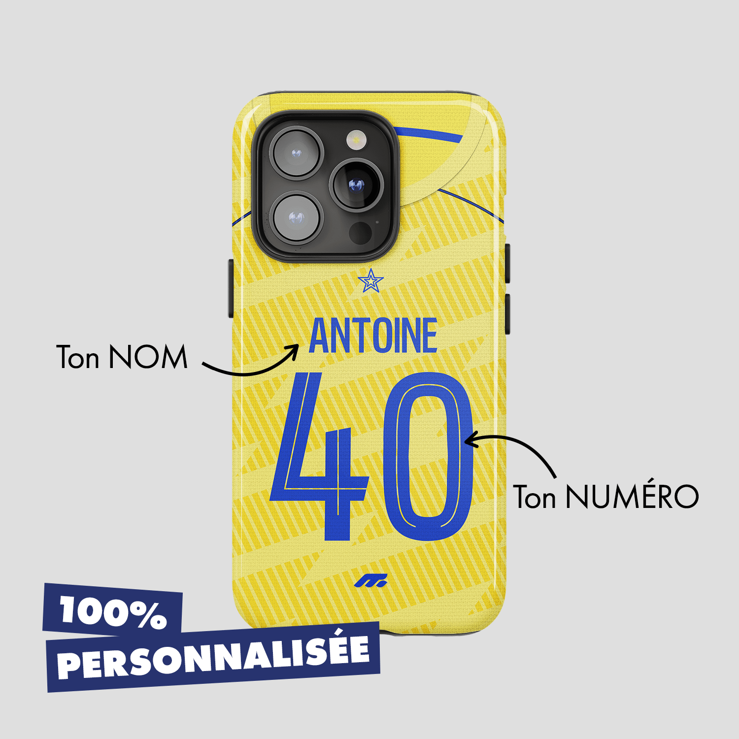 Coque de téléphone SAINT-ETIENNE personnalisable pour téléphone