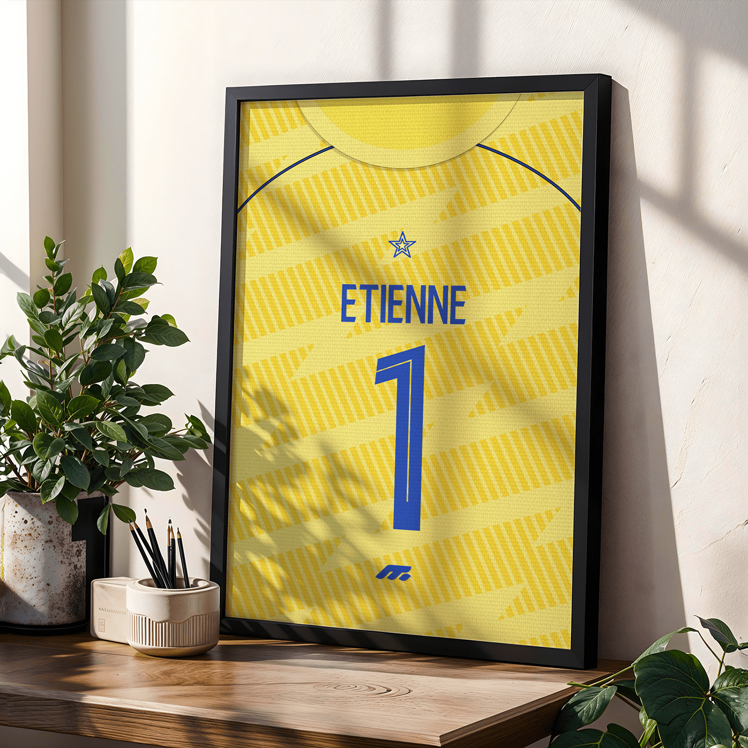 Affiche SAINT-ETIENNE football personnalisable à imprimer