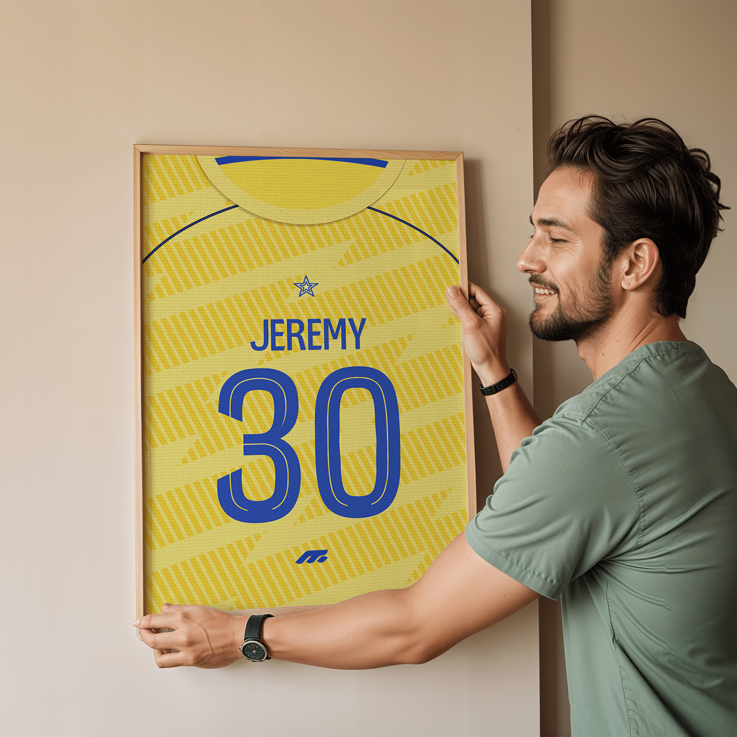 Affiche SAINT-ETIENNE football personnalisable à imprimer