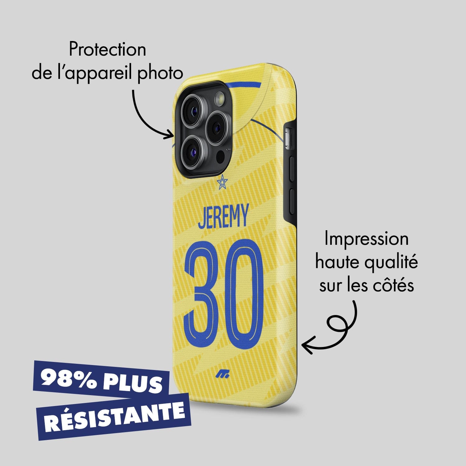 Coque de téléphone SAINT-ETIENNE personnalisable pour téléphone