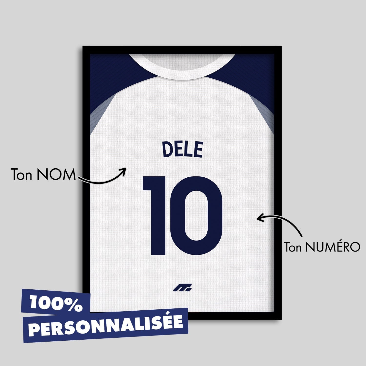 Affiche TOTTENHAM football personnalisable à imprimer