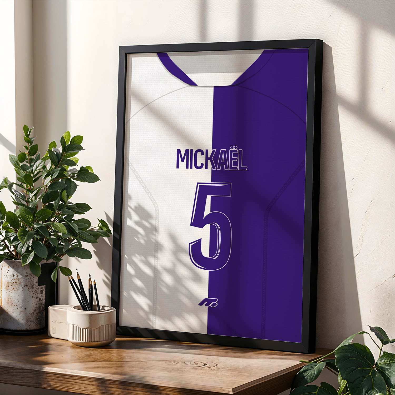Affiche Toulouse FC football personnalisable à imprimer