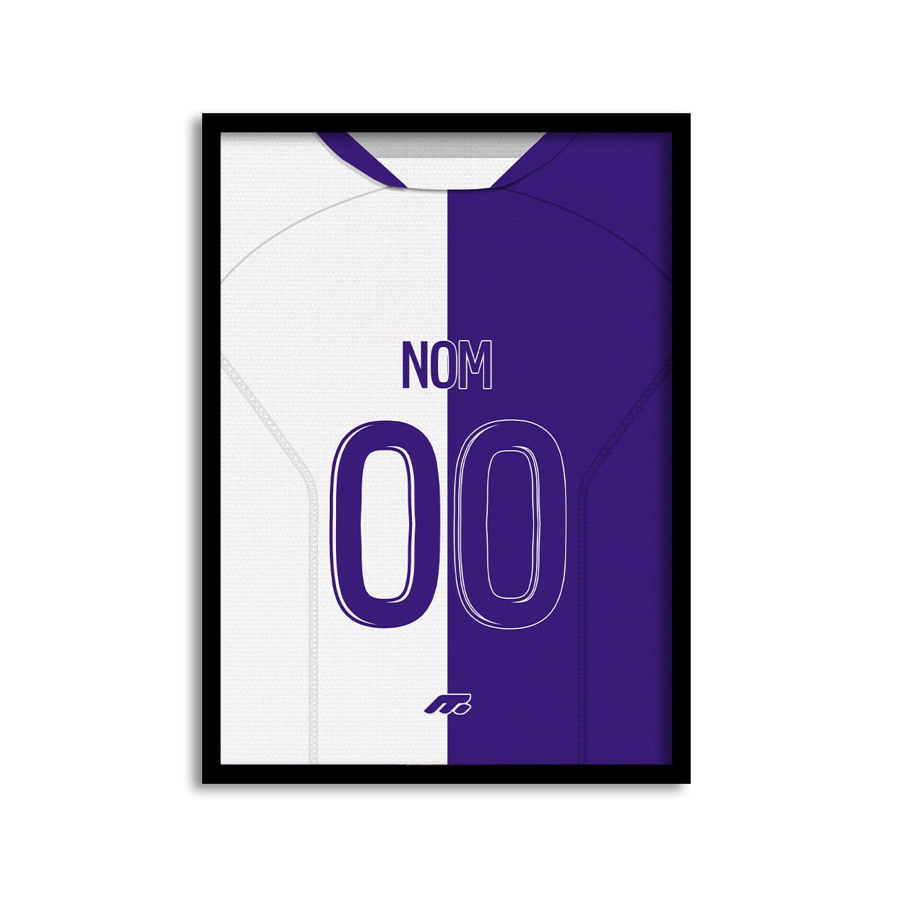Affiche Toulouse FC football personnalisable à imprimer