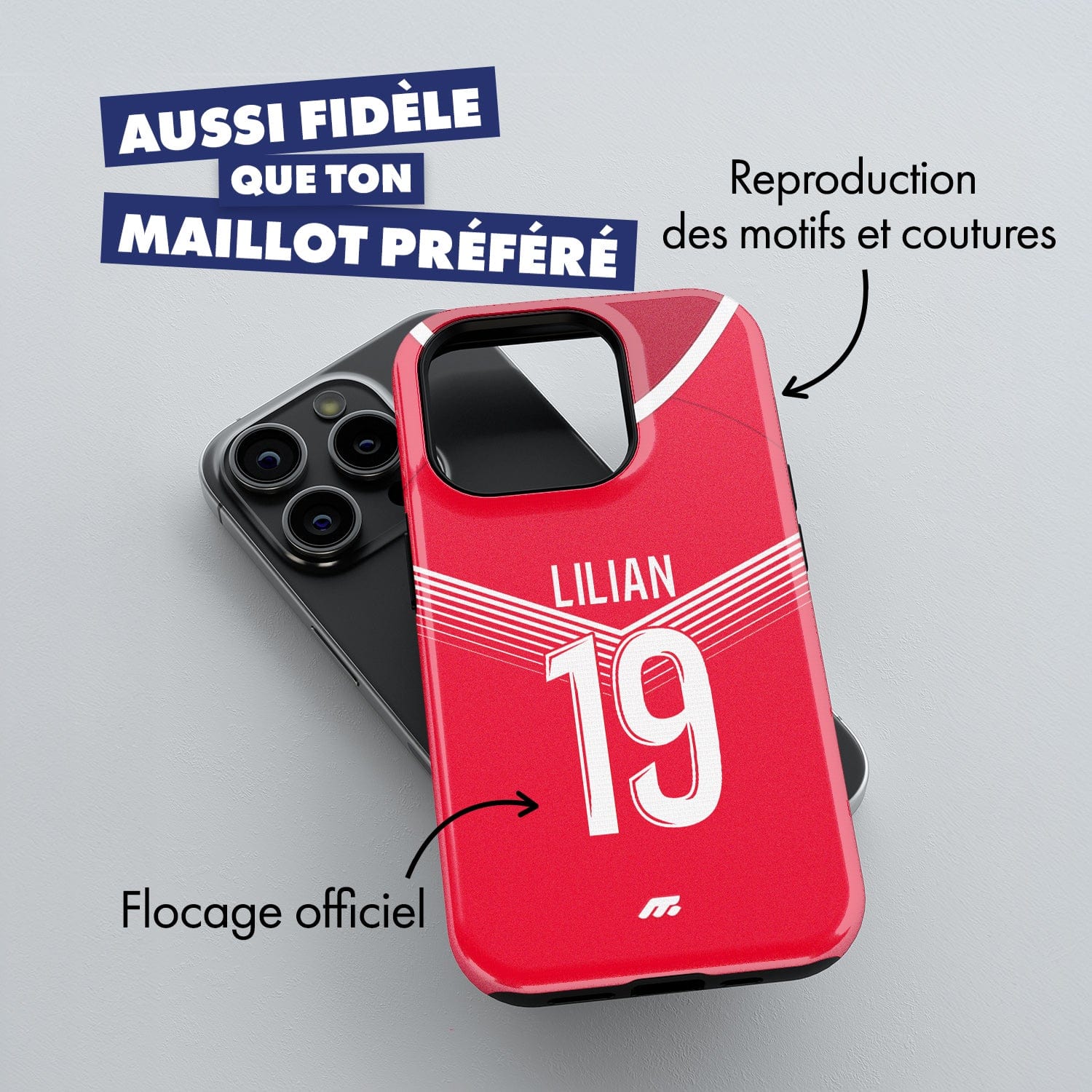 Coque Valenciennes football personnalisable pour téléphone - iPhone, Samsung, Google, Xiaomi, Oppo