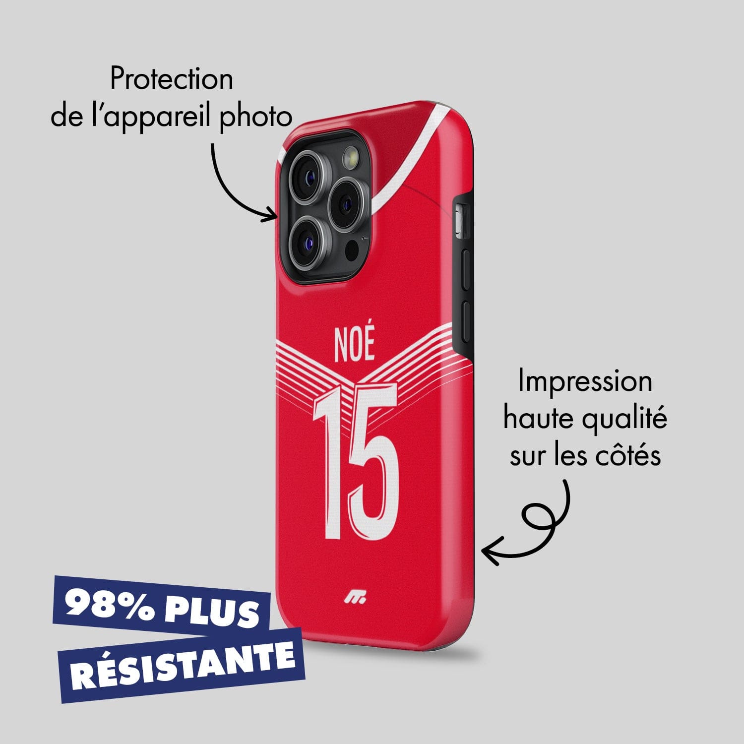 Coque Valenciennes football personnalisable pour téléphone - iPhone, Samsung, Google, Xiaomi, Oppo