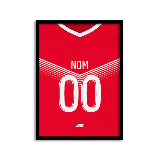 Affiche VALENCIENNES football personnalisable à imprimer