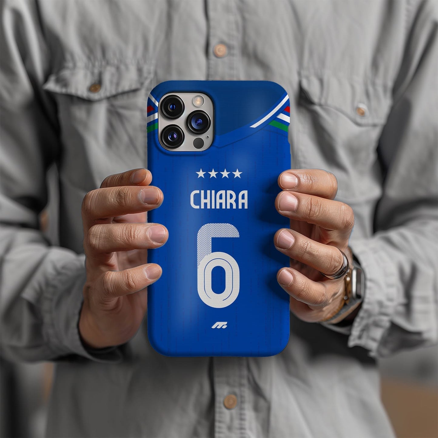 Coque de téléphone Magsafe Equipe d'Italie personnalisée