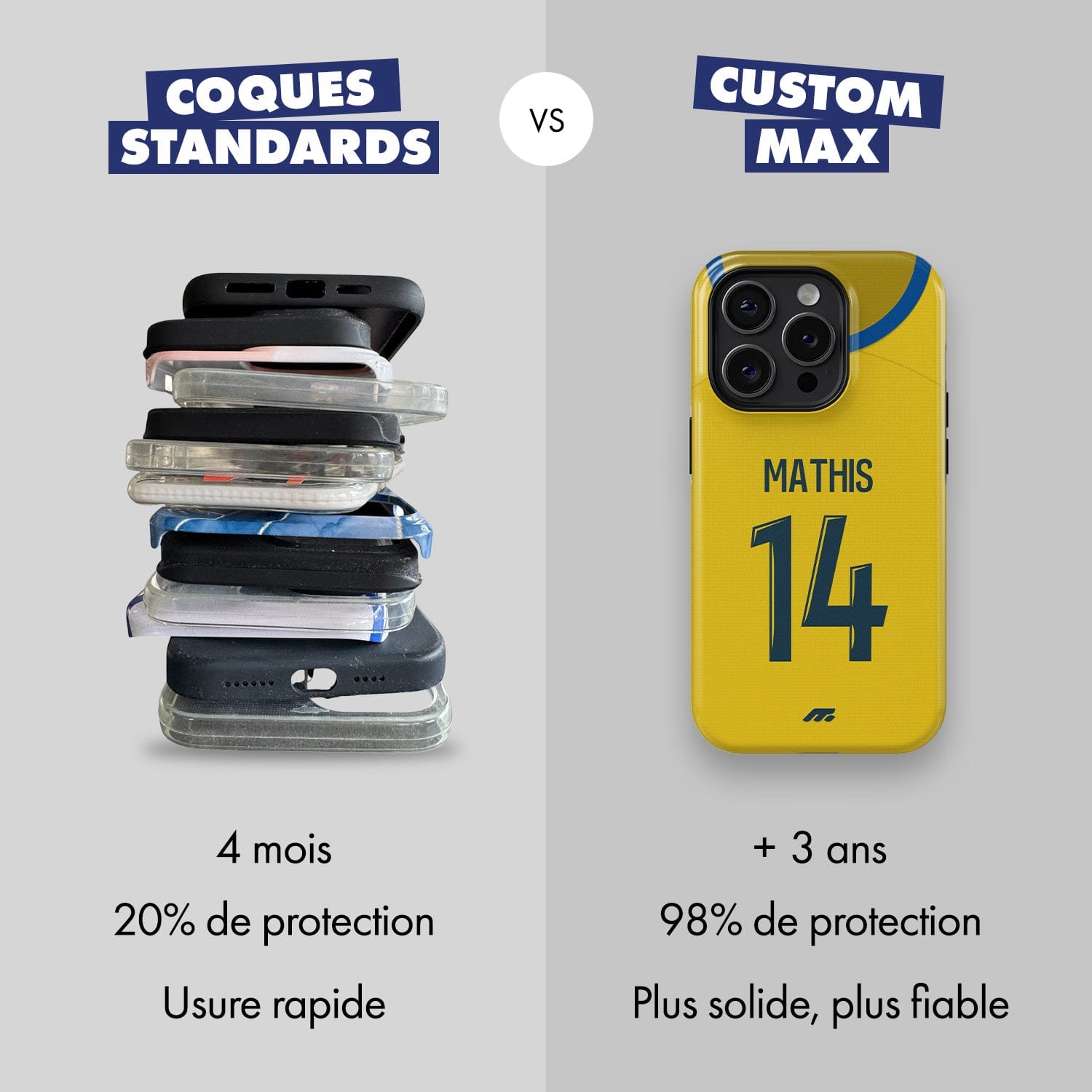 Coque de téléphone SOCHAUX personnalisable pour téléphone