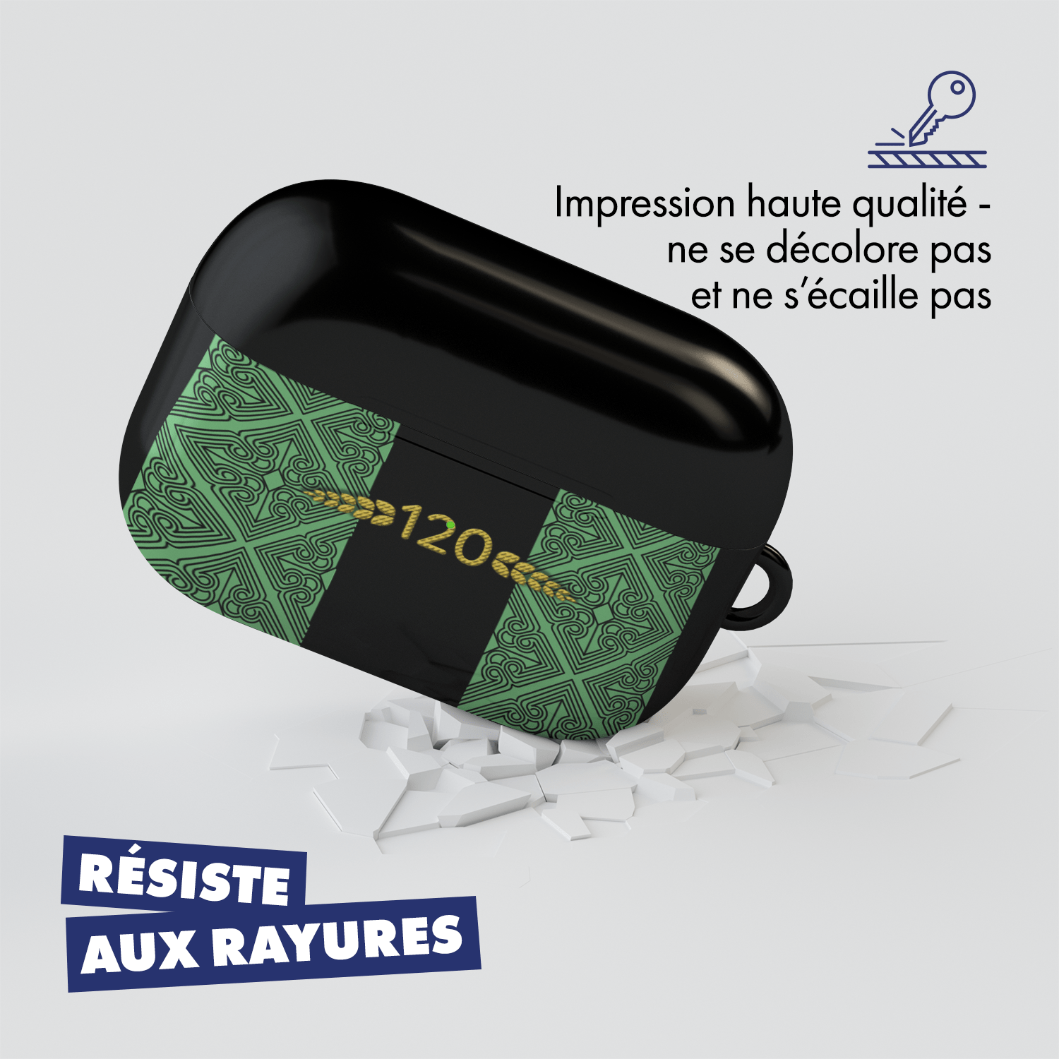 Coque pour AirPods & Samsung buds football RC Lens