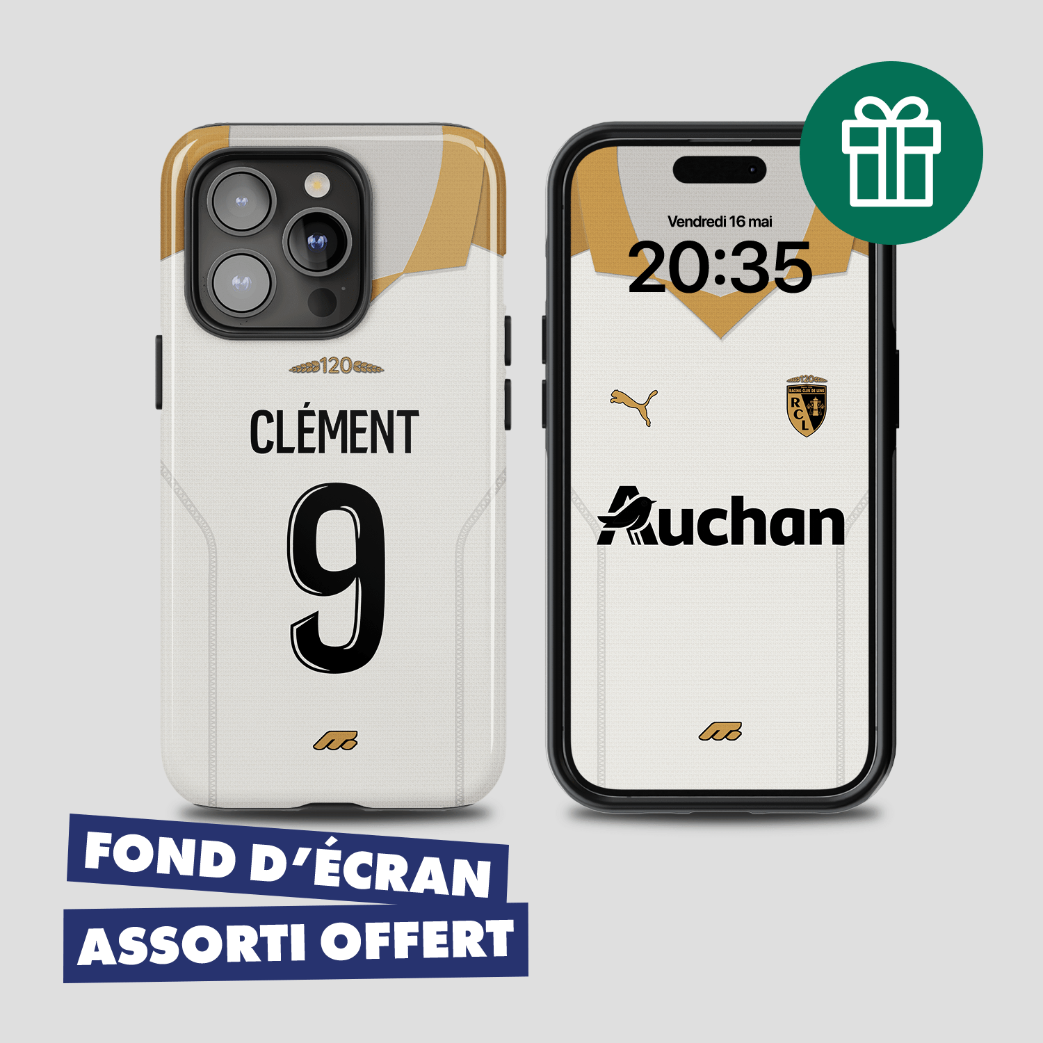 Coque de téléphone LENS personnalisable pour téléphone