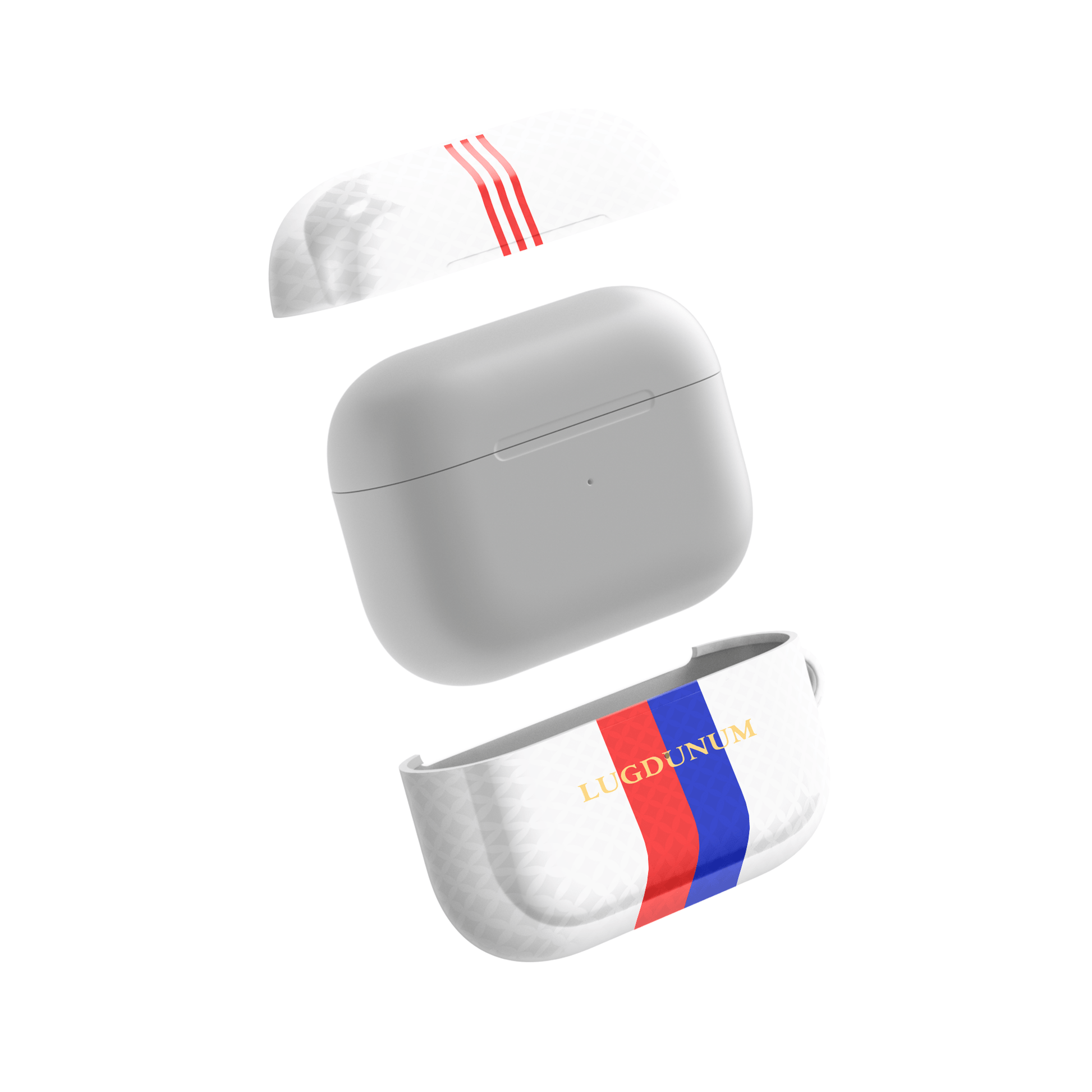 Coque pour AirPods & Samsung buds football Olympique lyonnais