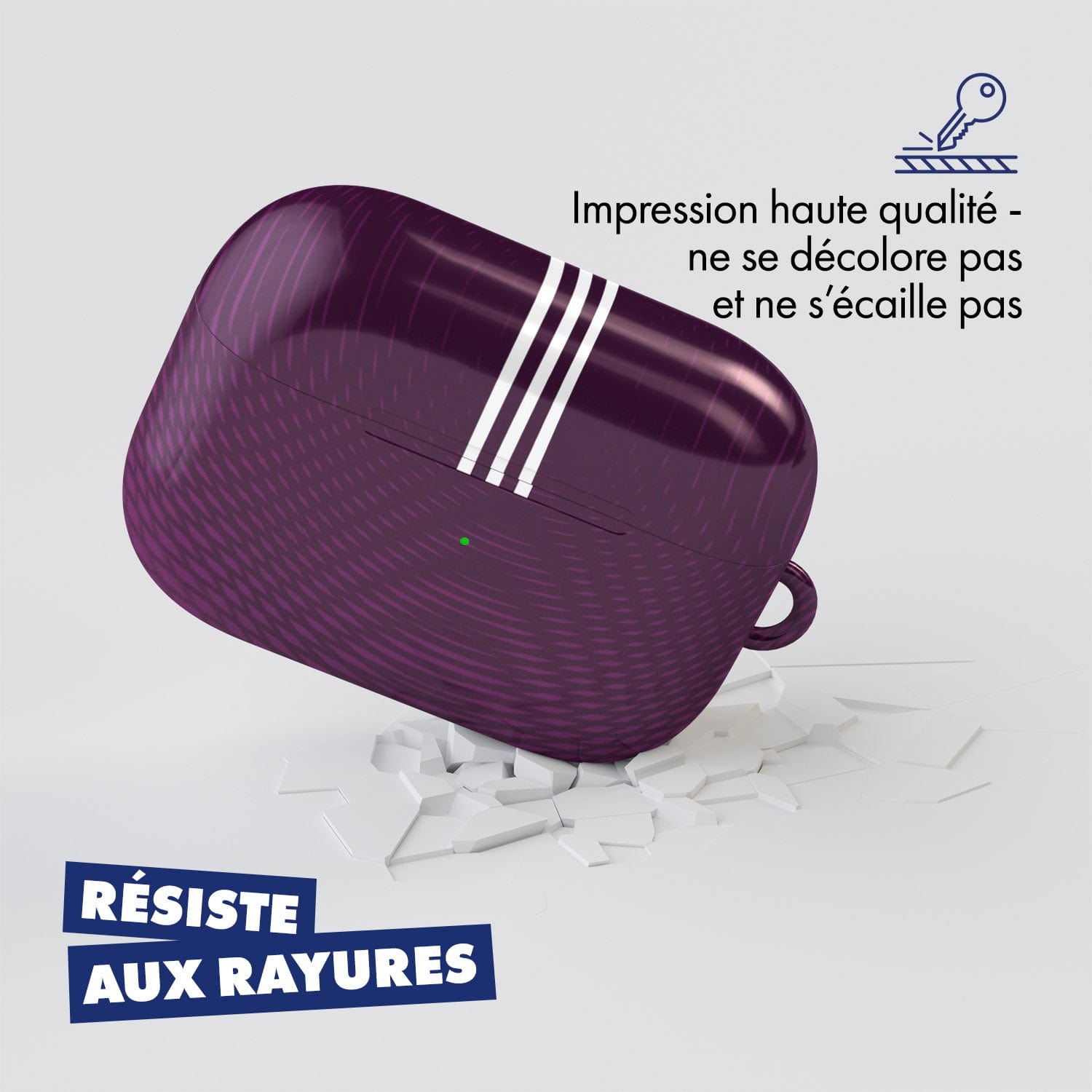 LYON - BOITIER D'ÉCOUTEURS