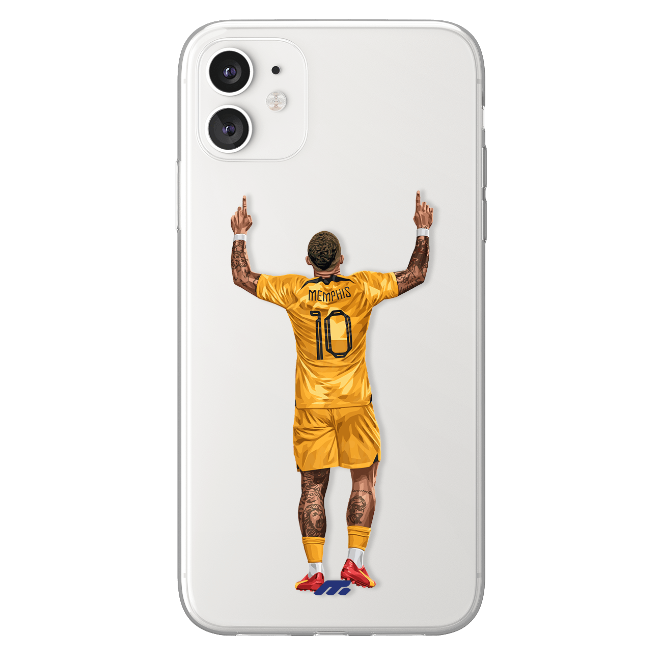 Coque Memphis Depay de Football Pays Bas