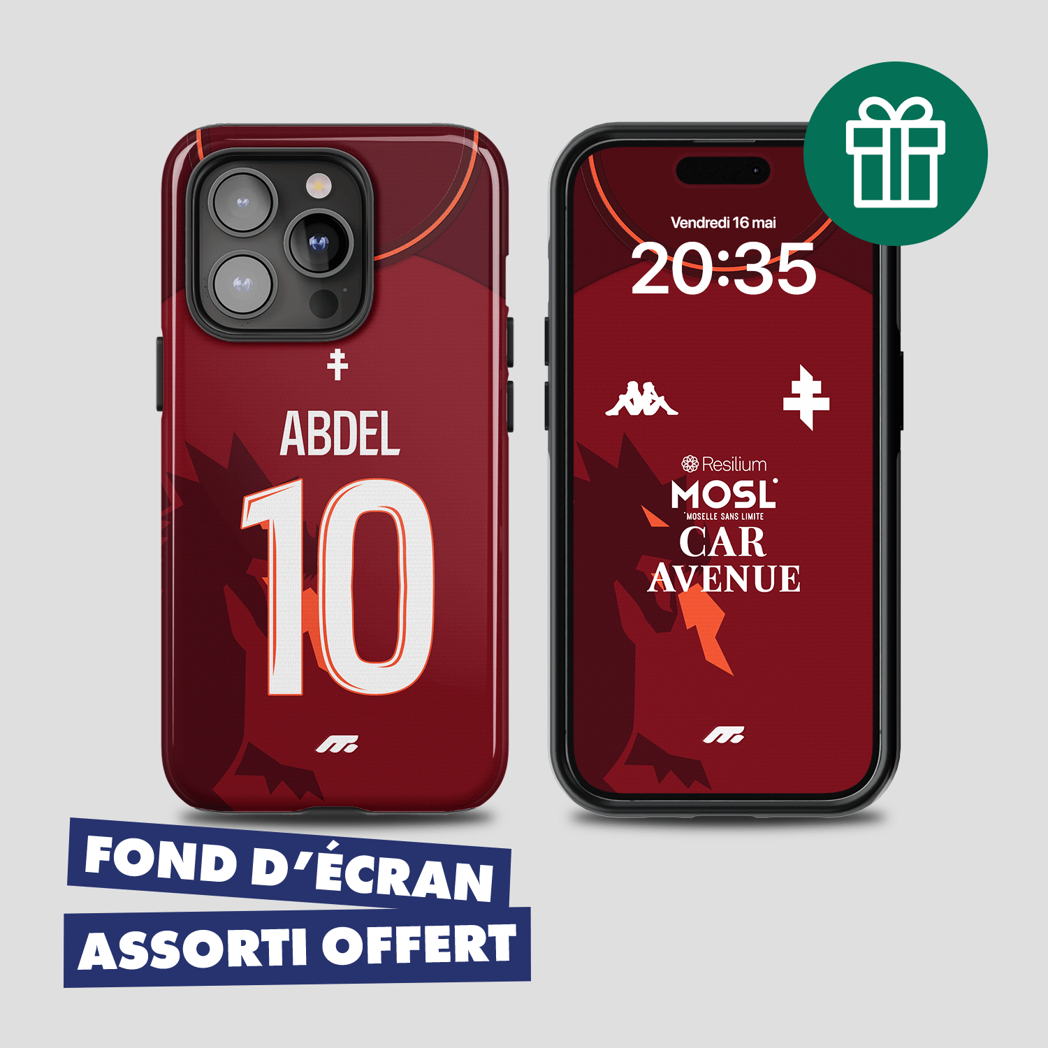 Coque de téléphone METZ personnalisable pour téléphone