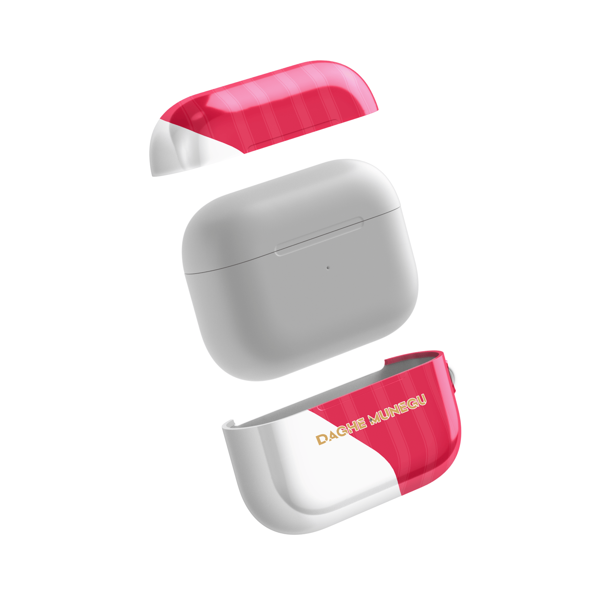 Coque pour AirPods & Samsung buds football AS Monaco