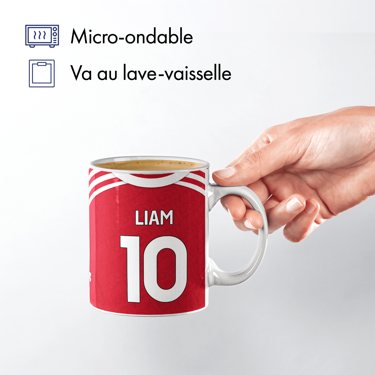 Mug Arsenal FC football personnalisable