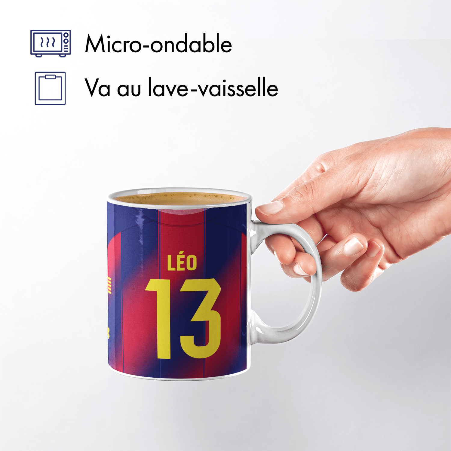 Mug FC Barcelona football personnalisable